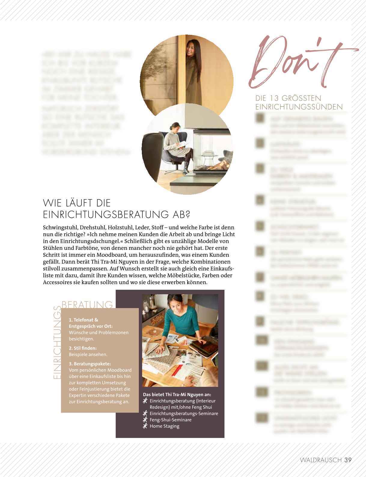 How does a professional interior advice work?